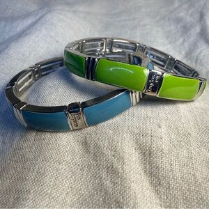 Lia Sophia Interval Bracelets in Grass and Adventura